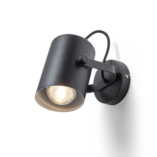 HAREN natynkowa czarna 230V LED E27 15W R13613 Rendl light studio