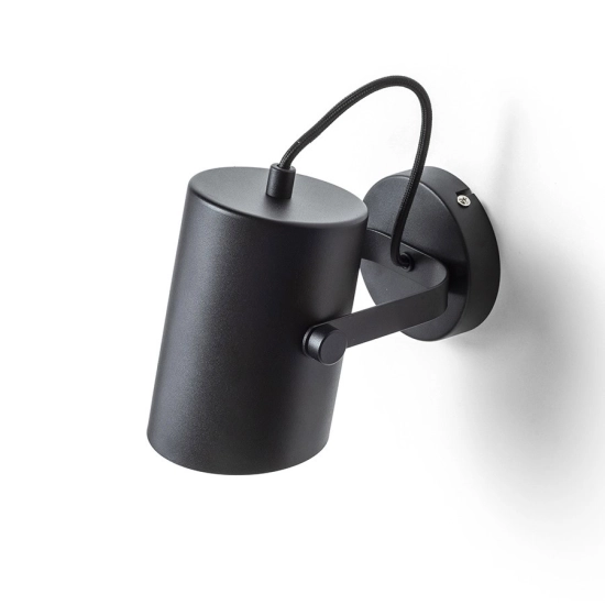 HAREN natynkowa czarna 230V LED E27 15W R13613 Rendl light studio