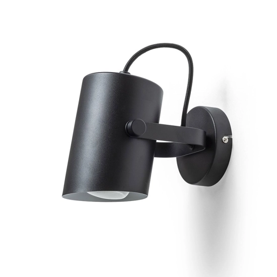 HAREN natynkowa czarna 230V LED E27 15W R13613 Rendl light studio