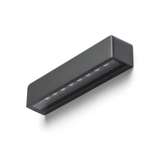 SAMPO ścienna antracyt 230V LED 9W IP65 3000K R13619 Rendl light studio
