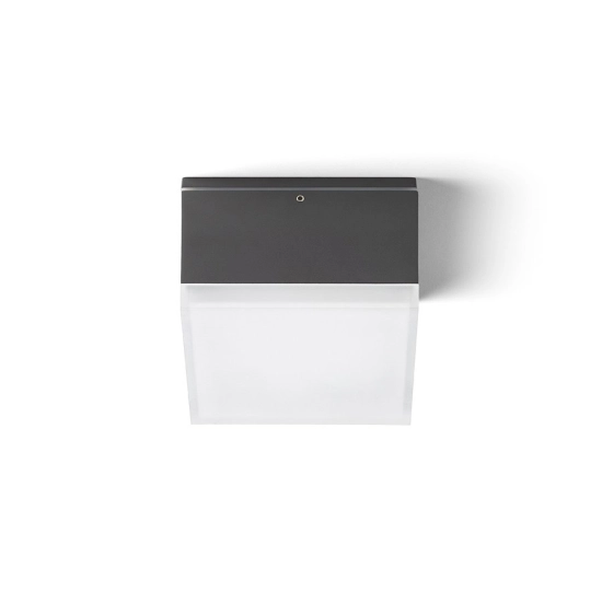 ORIN SQ sufitowa antracyt akryl satynowy 230V LED 10W IP54 3000K R13629 Rendl light studio