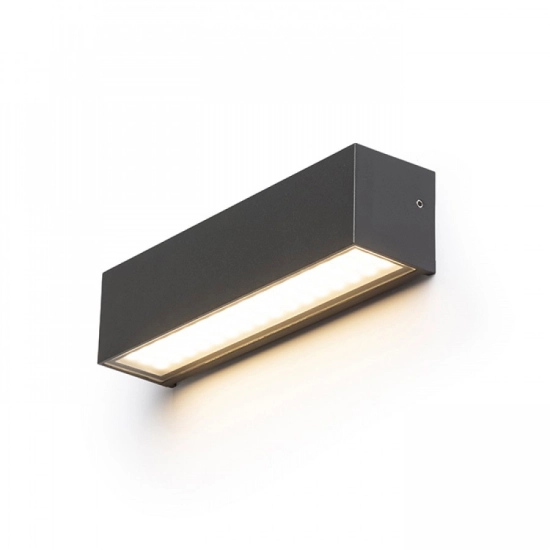 CAMARGUE ścienna antracyt szkło satynowe 230V LED 6W IP65 3000K R13641 Rendl light studio