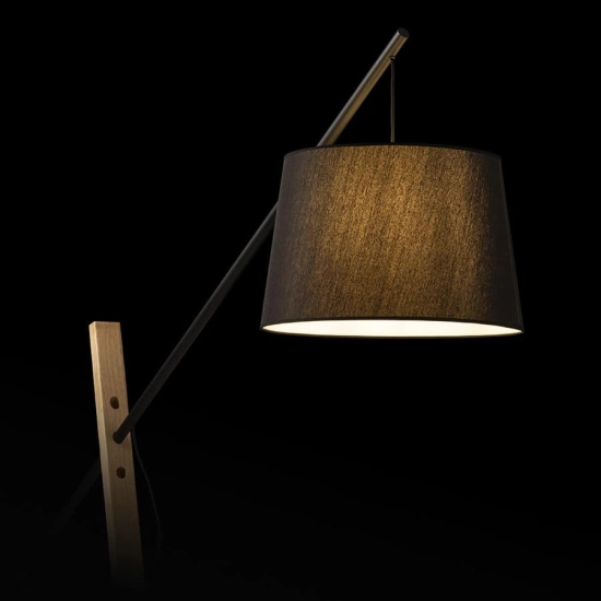 kinkiecik.pl DANTE podłogowa czarna drewno 230V E27 25W R13653 Rendl light studio