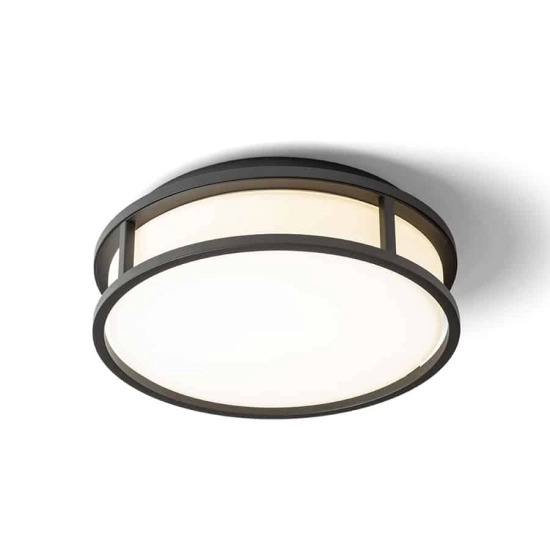 kinkiecik.pl GRANDE LED 35 sufitowa szkło opalowe/czarna 230V LED 24W IP44 3000K R13679 Rendl light studio