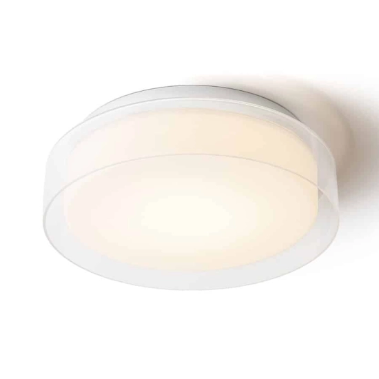 kinkiecik.pl VENICE LED 30 sufitowa szkło przezroczyste/szkło opalowe/chrom 230V LED 12W IP44 3000K R13685 Rendl light studio