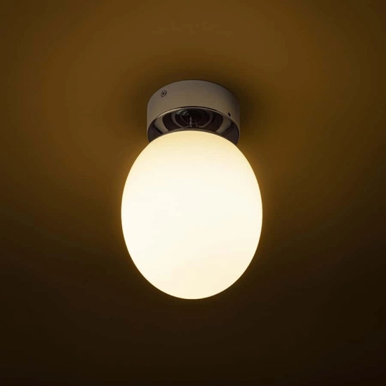 kinkiecik.pl MERINGUE 16 sufitowa szkło opalowe/chrom 230V E27 15W IP44 R13690 Rendl light studio