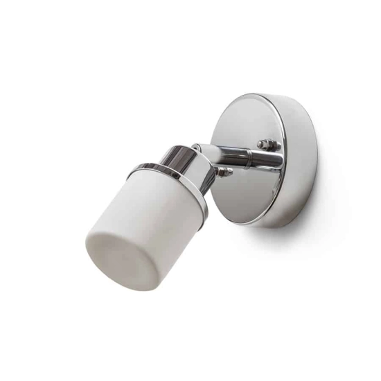 kinkiecik.pl LINN I ścienna szkło opalowe/chrom 230V G9 LED 9W IP44 R13695 Rendl light studio