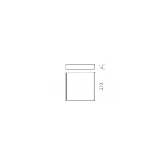 MERANO LED 35 sufitowa chrom/akryl mat 230V LED 24W IP44 3000K R13698 Rendl light studio