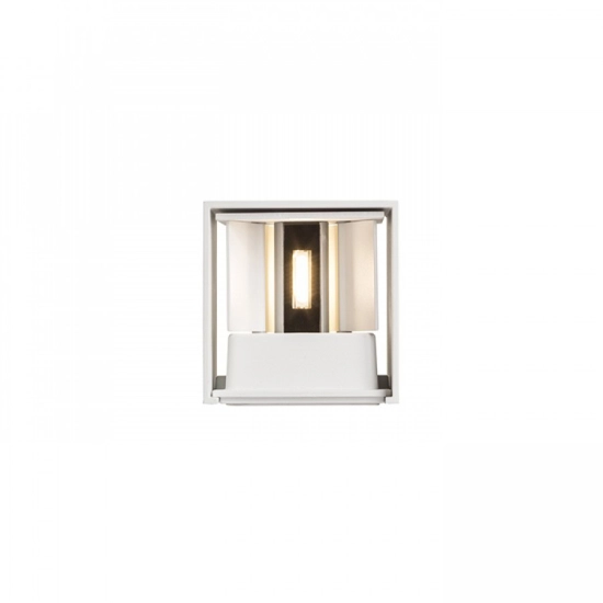 TITO SQ DIMM ścienna biała 230V LED 2x3W IP65 3000K R13738 Rendl light studio