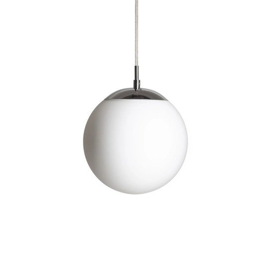LUNA 20 wisząca szkło opalowe/chrom 230V LED E27 11W R13745 Rendl light studio