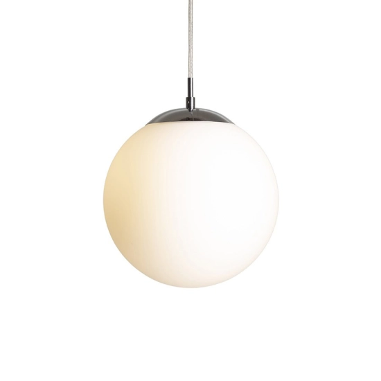 LUNA 25 wisząca szkło opalowe/chrom 230V LED E27 15W R13746 Rendl light studio