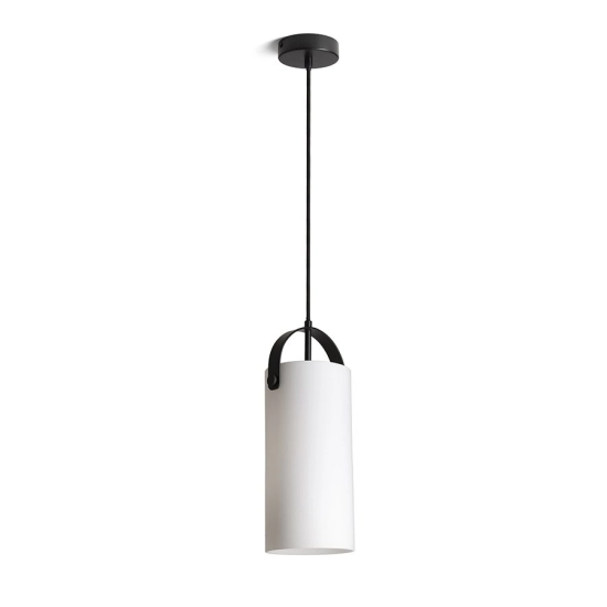 JULIETTA 31 wisząca szkło opalowe/czarna 230V LED E27 15W R13753 Rendl light studio
