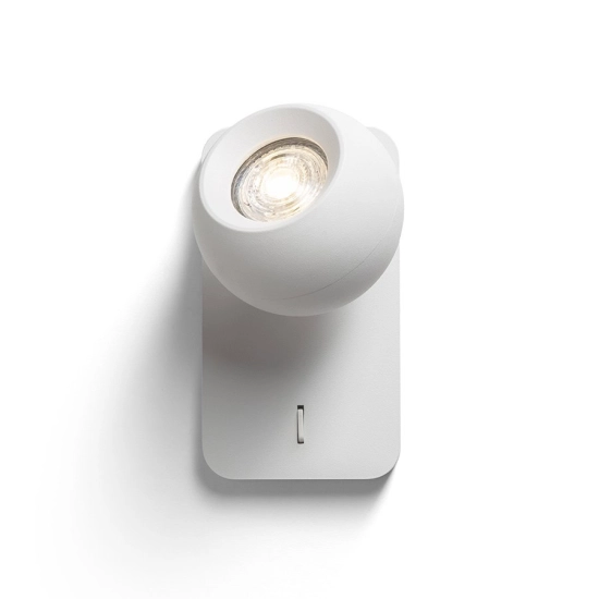 SIENA ścienna biała 230V LED GU10 9W R13761 Rendl light studio