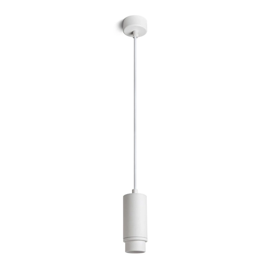 OPTIMUS wisząca biała 230V LED GU10 9W 10 50° R13777 Rendl light studio
