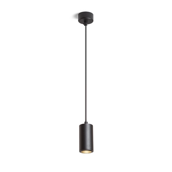 OPTIMUS wisząca czarna 230V LED GU10 9W 10 50° R13778 Rendl light studio