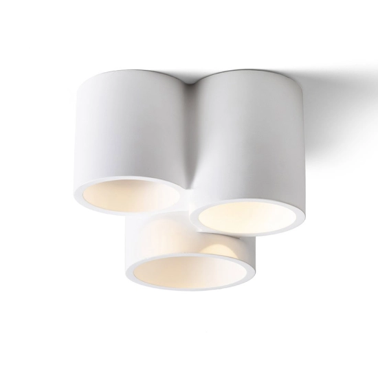 GINA III sufitowa gipsowa 230V LED GU10 3x5W R13789 Rendl light studio