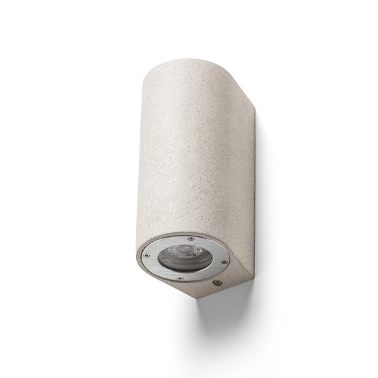 GRANITA II ścienna beton/decor jasny granit 230V LED GU10 2x5W IP65 R13792 Rendl light studio