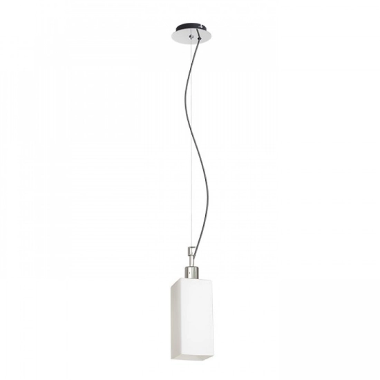 LIZ NEW wisząca szkło opalowe/chrom 230V LED E27 15W R13822 Rendl light studio