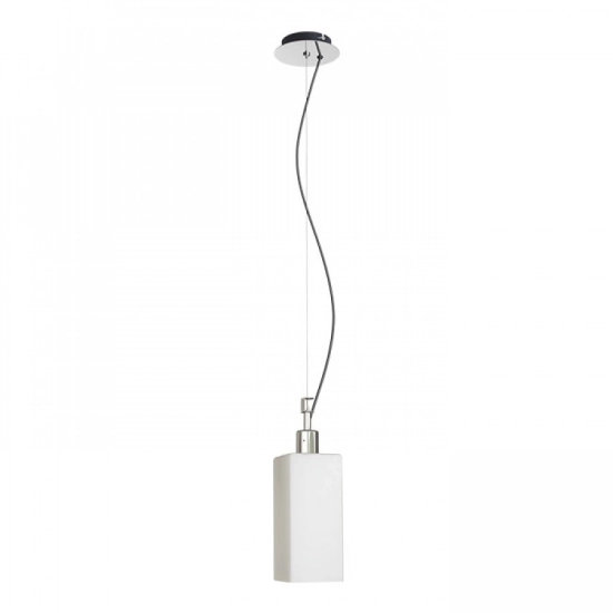 LIZ NEW wisząca szkło opalowe/chrom 230V LED E27 15W R13822 Rendl light studio