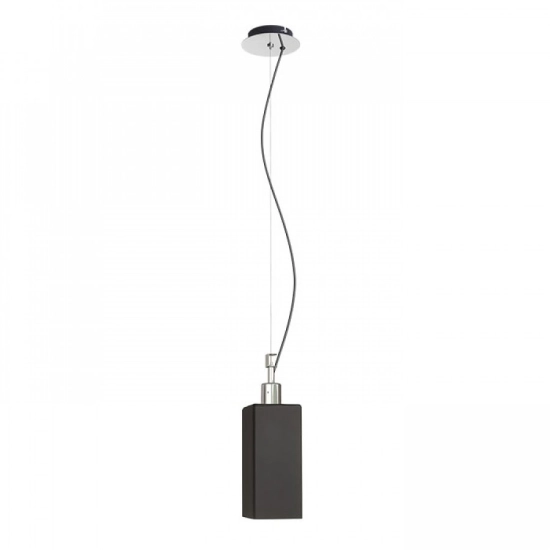 LIZ NEW wisząca czarna chrom 230V LED E27 15W R13823 Rendl light studio
