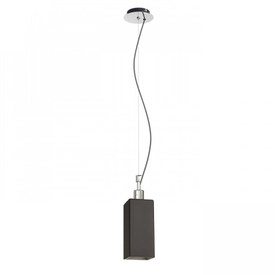 LIZ NEW wisząca czarna chrom 230V LED E27 15W R13823 Rendl light studio