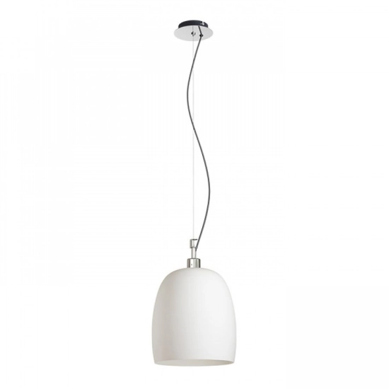 COROA NEW 28 wisząca szkło opalowe/chrom 230V LED E27 15W R13824 Rendl light studio