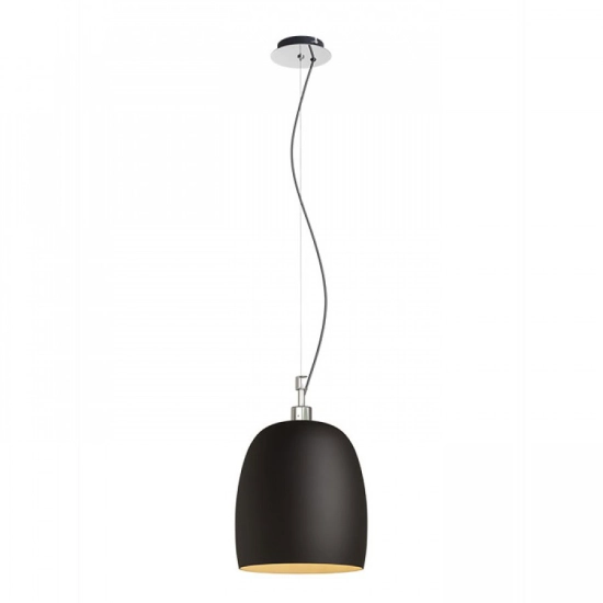 COROA NEW 28 wisząca czarna chrom 230V LED E27 15W R13825 Rendl light studio
