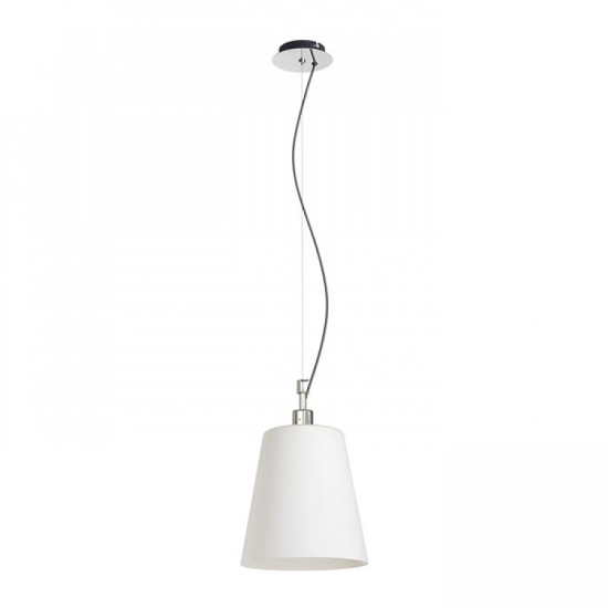BABU NEW 22 wisząca szkło opalowe/chrom 230V LED E27 15W R13827 Rendl light studio