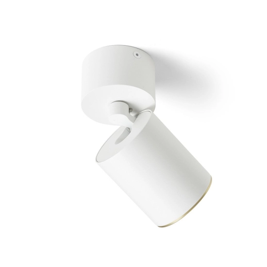 DARIO sufitowa biała mosiądz szczotkowana 230V LED GU10 9W R13867Rendl light studio