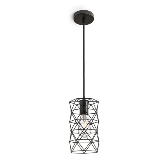 ILUSIA wisząca czarna 230V LED E27 15W R13892 Rendl light studio