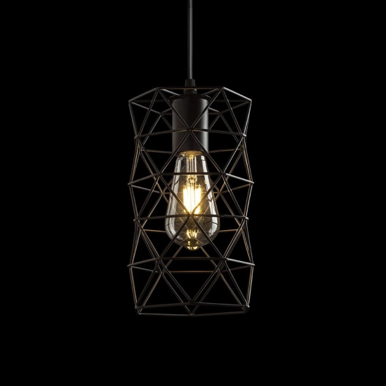 ILUSIA wisząca czarna 230V LED E27 15W R13892 Rendl light studio