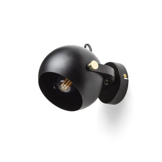 AGNETA natynkowa czarna 230V LED E27 11W R13894 Rendl light studio