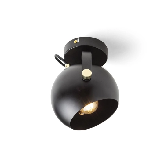 AGNETA natynkowa czarna 230V LED E27 11W R13894 Rendl light studio