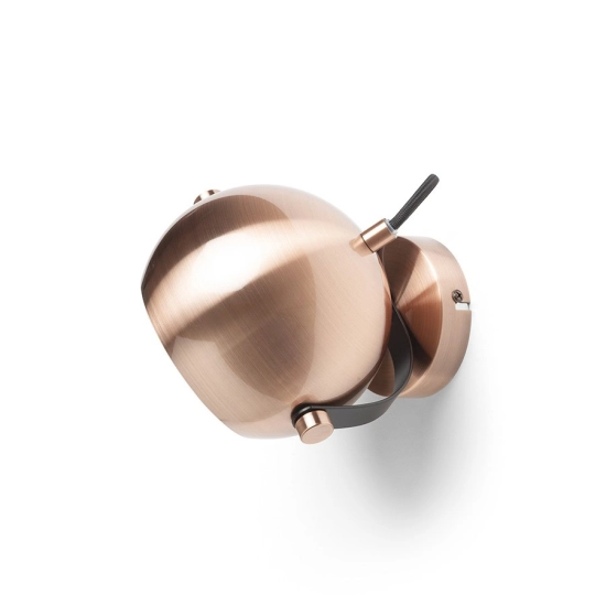 AGNETA natynkowa miedź szczotkowana/czarna 230V LED E27 11W R13896 Rendl light studio
