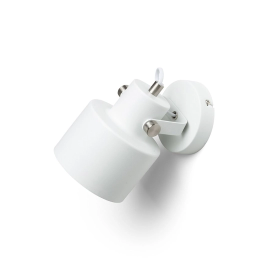 CELEIA natynkowa biała matowa nikiel mat 230V LED E27 11W R13901 Rendl light studio