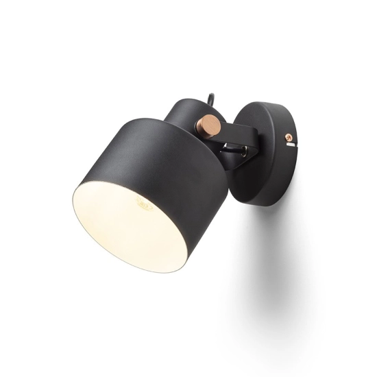 CELEIA natynkowa czarna matowa miedź szczotkowana 230V LED E27 11W R13902 Rendl light studio