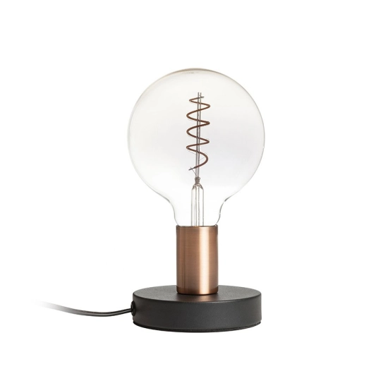 ALGOT stołowa czarna miedź szczotkowana 230V LED E27 15W R13907 Rendl light studio