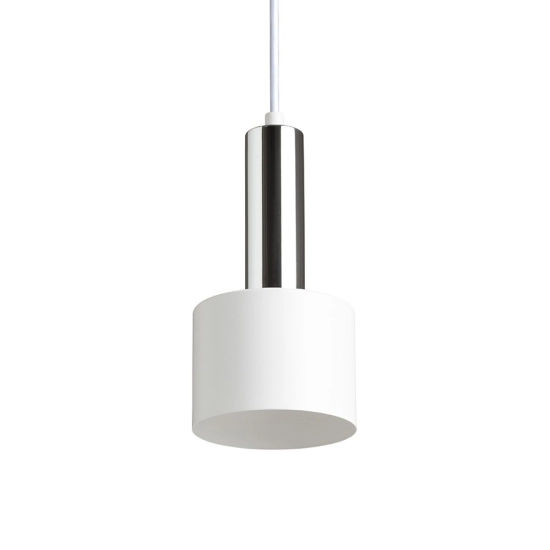 GIULIA 12 wisząca biała chrom 230V LED E27 11W R13908 Rendl light studio