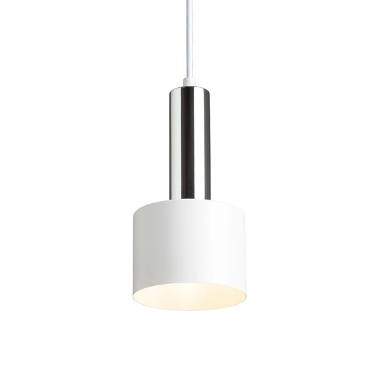 GIULIA 12 wisząca biała chrom 230V LED E27 11W R13908 Rendl light studio