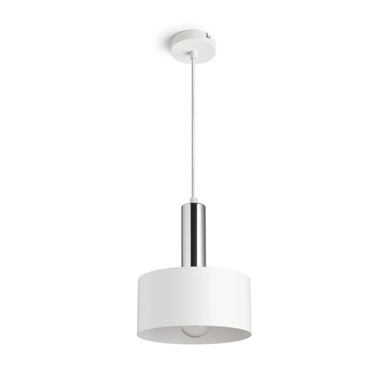 GIULIA 20 wisząca biała chrom 230V LED E27 15W R13910 Rendl light studio
