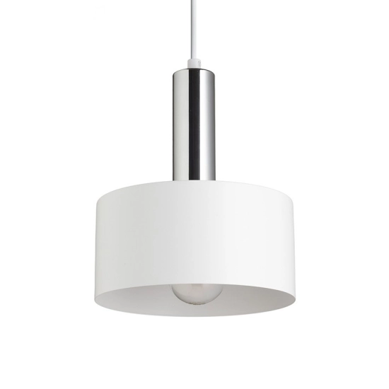 GIULIA 20 wisząca biała chrom 230V LED E27 15W R13910 Rendl light studio