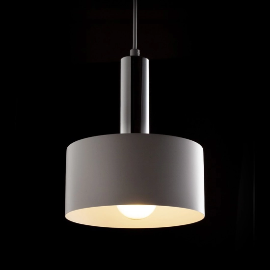 GIULIA 20 wisząca biała chrom 230V LED E27 15W R13910 Rendl light studio