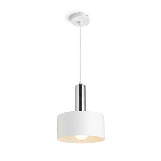 GIULIA 20 wisząca biała chrom 230V LED E27 15W R13910 Rendl light studio