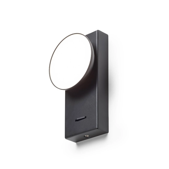 ELISEO ścienna czarna 230V LED 5W 3000K R13915 Rendl light studio