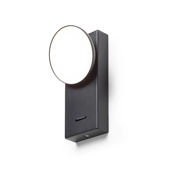 ELISEO ścienna czarna 230V LED 5W 3000K R13915 Rendl light studio