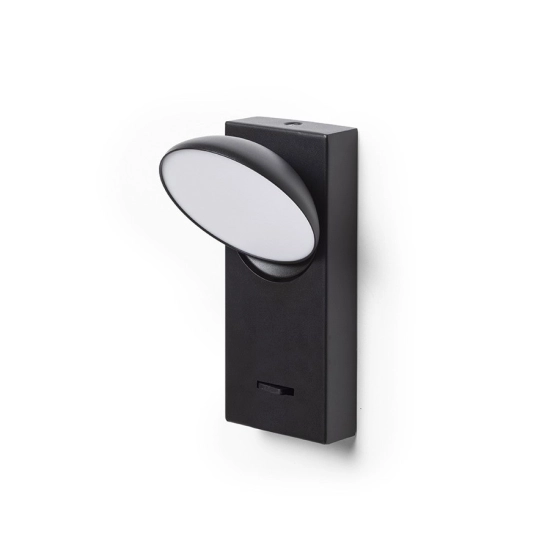 ELISEO ścienna czarna 230V LED 5W 3000K R13915 Rendl light studio