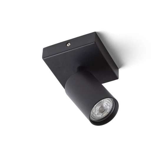 DUDE SQ natynkowa czarna 230V LED GU10 9W R13921 Rendl light studio