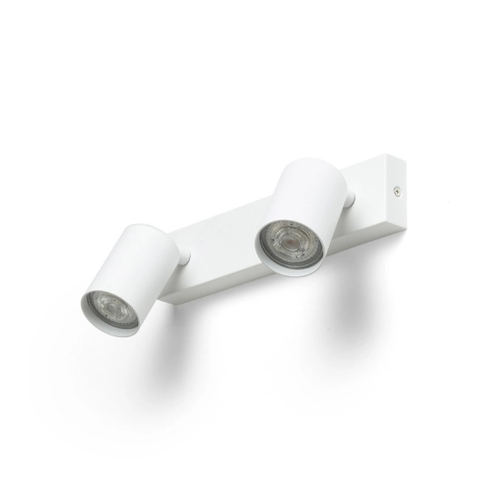 DUDE II natynkowa biała 230V LED GU10 2x9W R13922 Rendl light studio