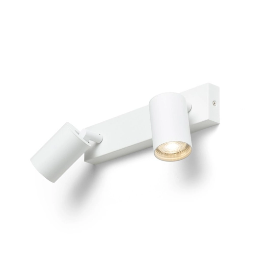 DUDE II natynkowa biała 230V LED GU10 2x9W R13922 Rendl light studio