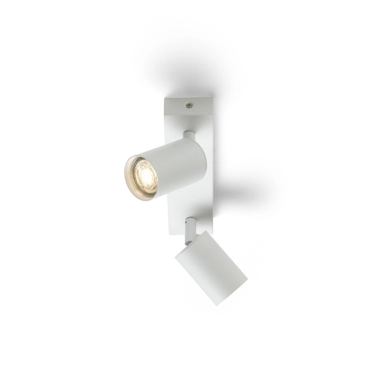 DUDE II natynkowa biała 230V LED GU10 2x9W R13922 Rendl light studio